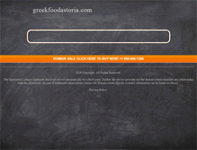 Tablet Screenshot of greekfoodastoria.com